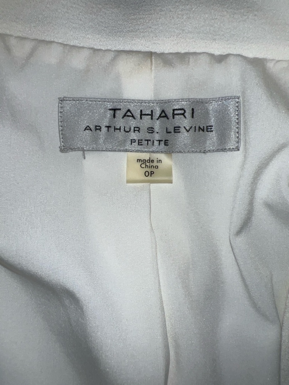 Tahari Ivory Ruffle-Front Blazer - Picture 10 of 11
